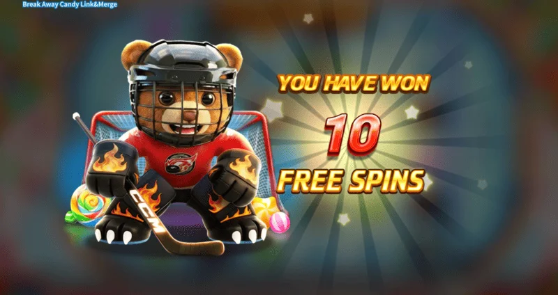 Break Away Candy - Pengganda x10 di putaran bonus terakhir