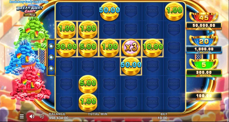 Break Away Candy - Mixed Bonus dengan tiga modifier simultan
